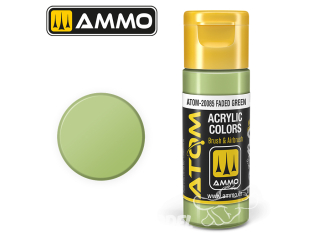 ATOM MIG peinture acrylique 20085 Vert délavé - Faded Green 20ml