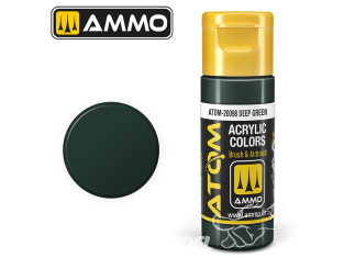 ATOM MIG peinture acrylique 20098 Vert Profond - Deep Green 20ml