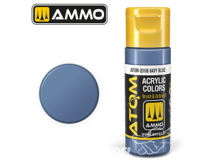 ATOM MIG peinture acrylique 20106 Bleu Navy - Navy Blue 20ml