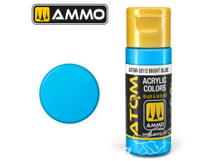 ATOM MIG peinture acrylique 20112 Bleu vif - Bright Blue 20ml