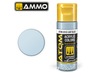 ATOM MIG peinture acrylique 20122 Bleu clair - Light Blue 20ml