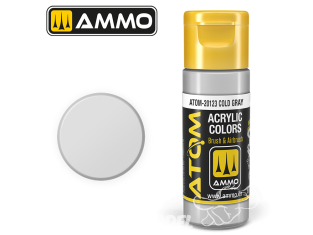 ATOM MIG peinture acrylique 20123 Gris froid - Cold Gray 20ml