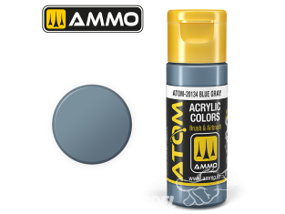 ATOM MIG peinture acrylique 20134 Gris Bleu - Blue Gray 20ml