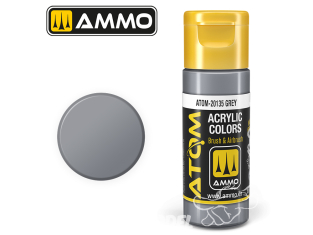 ATOM MIG peinture acrylique 20135 Gris - Grey 20ml