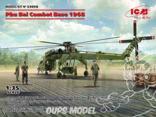 Icm maquette helicoptére 53056 Base de combat de Phu Bai 1968 1/35