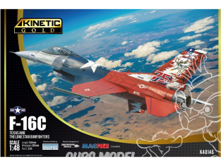 Kinetic maquette avion K48146 F-16C Texas et les Gunfighters Lone Star 1/48