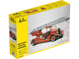 Heller maquette camion 80780 Camion de Pompiers Delahaye Type 103 1/24