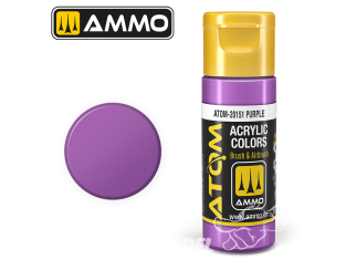 ATOM MIG peinture acrylique 20151 Poupre - Purple 20ml