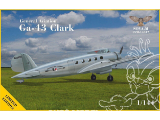 SOVA-M maquette avion 14017 General Aviation Ga-43 Clark 1/144