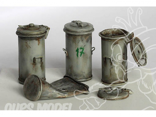 plus model 367 POUBELLES EN METAL 1/35