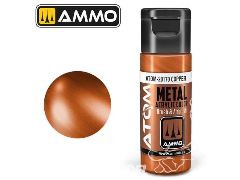 ATOM MIG peinture acrylique 20170 Cuivre - Copper 20ml