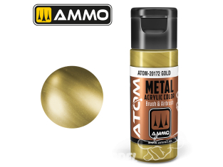 ATOM MIG peinture acrylique 20172 Or - Gold 20ml