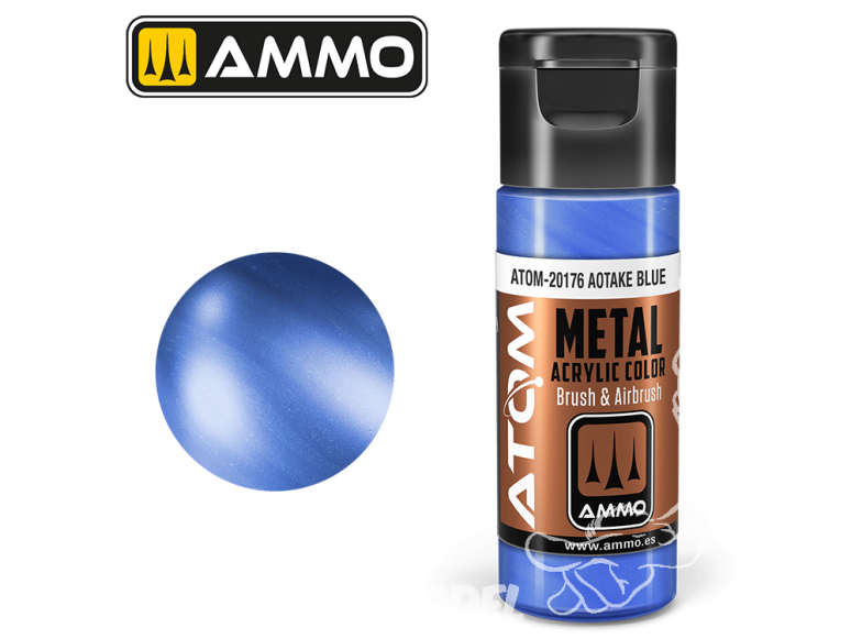 ATOM MIG peinture acrylique 20176 Bleu Aotake - Aotake Blue 20ml