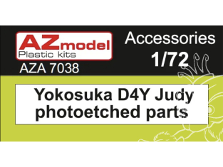 KP Model avion kit d'amélioration AZA7038 Photodécoupe pour un Yokosuka D4Y Judy 1/72