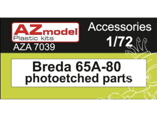 KP Model avion kit d'amélioration AZA7039Photodécoupe pour un Breda 65A 1/72