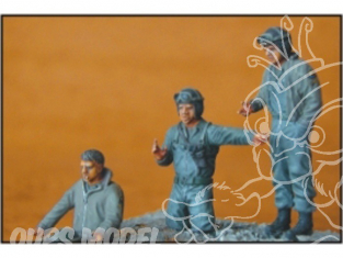 CMK figurine f35004 EQUIPAGE DE CHAR / TANKISTE US 1/35