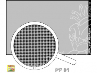 Aber PP01 plaque gravée (88 x 57mm) - pattern 01