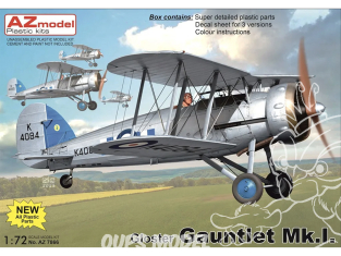 AZ Model Kit avion AZ7866 Gauntlet Mk.I 1/72