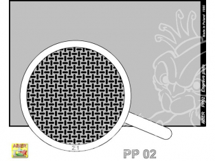 Aber PP02 plaque gravée (88 x 57mm) - pattern 02