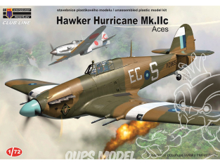 KP Model kit avion CLK0011 Hawker Hurricane Mk.IIc As 1/72