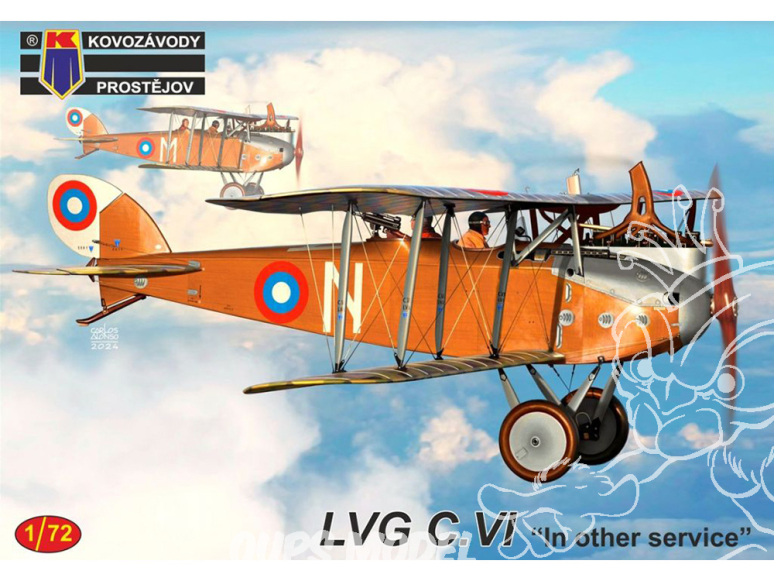 KP Model kit avion KPM0403 LVG C.VI dDans d'autres services 1/72