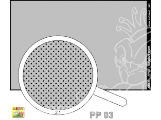 Aber PP03 plaque gravée (88 x 57mm) - pattern 03