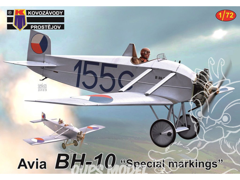 KP Model kit avion KPM0428 Avia BH-10 Marquages spéciaux 1/72