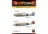 MIG peinture Atom 20701 Set peinture Couleurs Luftwaffe WWII 12 x 20ml