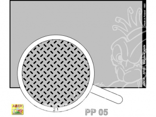 Aber PP05 plaque gravée (88 x 57mm) - pattern 05