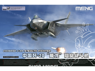 Meng maquettes avions Ls-002 J-20 une Épée dans le ciel 1/48