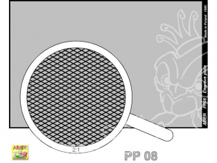 Aber PP08 plaque gravée (88 x 57mm) - pattern 08