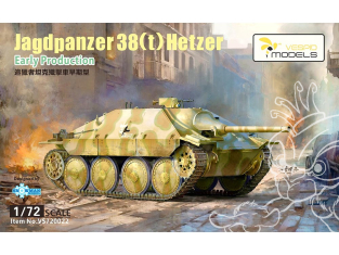 Vespid Models maquette militaire VS720022 Jagdpanzer 38(t) Hetzer Early Production 1/72