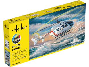 HELLER maquette HELICO 56379 STARTER KIT Eurocopter UH-72A Lakota Inclus peintures principale colle et pinceau 1/72