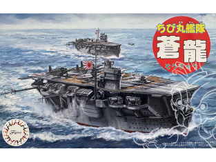 Fujimi maquette plastique bateau 423074 Porte-avions japonais Soryu tiré de la bande dessiné Chibimaru