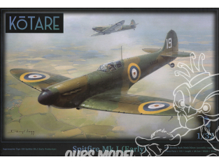 Kotare maquettes avions K32004 Spitfire Mk.I (Early) 1/32