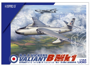 Great Wall Hobby maquette avion L1010 R.A.F. Valiant B Mk1 Bombardier Stratégique 1/144