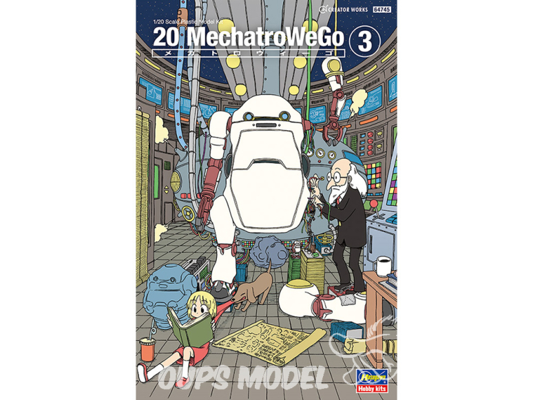 HASEGAWA maquette 64745 20 Méchatro Wego n°03 « Reto» 1/35