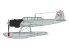 Hasegawa maquette 02455 Aichi E13A1 Type 0 avion de reconnaissance Type 11 Avion équipé de Kimigawa Maru avec catapulte 1/72