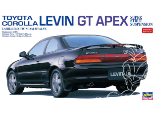 Hasegawa maquette voiture 20667 Toyota Corolla Levin GT APEX 1/24