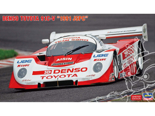 Hasegawa maquette voiture 20665 DENSO Toyota 91C-V « 1991 JSPC » 1/24