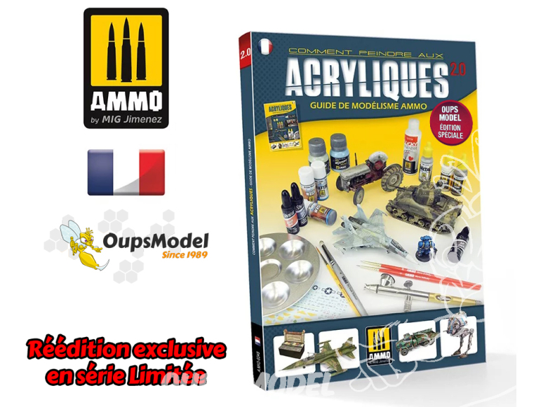 MIG Librairie 6048 Guide : Comment peindre aux acryliques 2.0 en Français