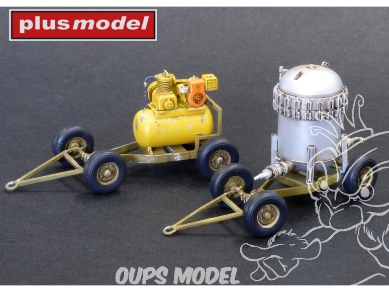 Plus Model AL4112 Remorque Mk II avec compresseur et filtre 1/48