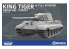 U-Star maquette militaire 005 King Tiger Intérieur complet Sd.Kfz.182 Tourelle Krupp avant plat (H) 1/48