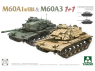 Takom maquette militaire 5022 M60A1 w/ERA & M60A3 1/72