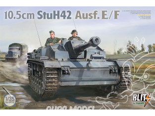 Takom maquette militaire 8016 10.5cm StuH42 Ausf.E/F 1/35
