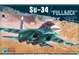Kitty Hawk maquette avion 80141 SUKHOI Su-34 "FULLBACK" 2018 1/48