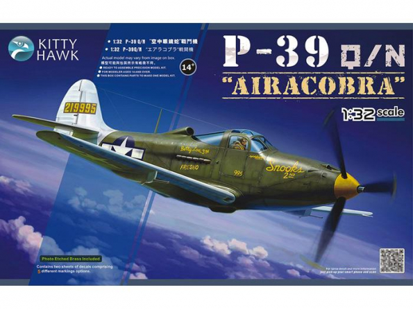 Kitty Hawk maquette avion kh32013 BELL P-39 Q/N "AIRACOBRA" 1943 1/32