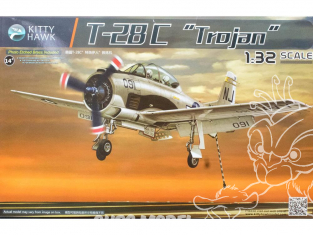 NORTH AMERICAN T-28C "TROJAN" 1/32 Kitty Hawk maquette avion 32015