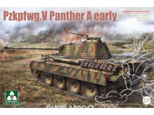 Takom maquette militaire 2174 PzKpfwg.V Panther A Early 1/35