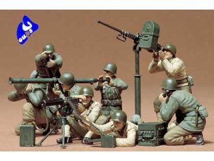 tamiya maquette militaire 35086 U.S. Gun and Mortar Team 1/35